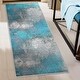 preview thumbnail 13 of 34, Modern Geometric Diamond Indoor Area Rug or Runner by Superior 2'6" x 7'6" - Cerulean Blue