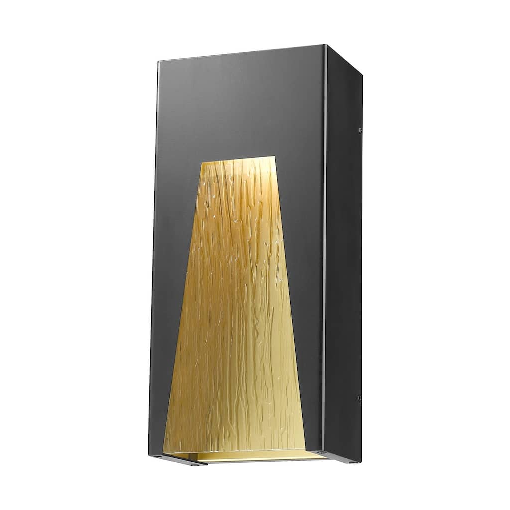 Z-Lite Millenial 13" Tall LED Wall Sconce with Ribbed, Chiseled or