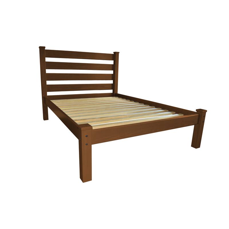 Homestead Unfinished Solid Pine Full Platform Bed
