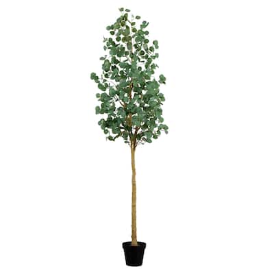 8' Artificial Eucalyptus Tree - Green