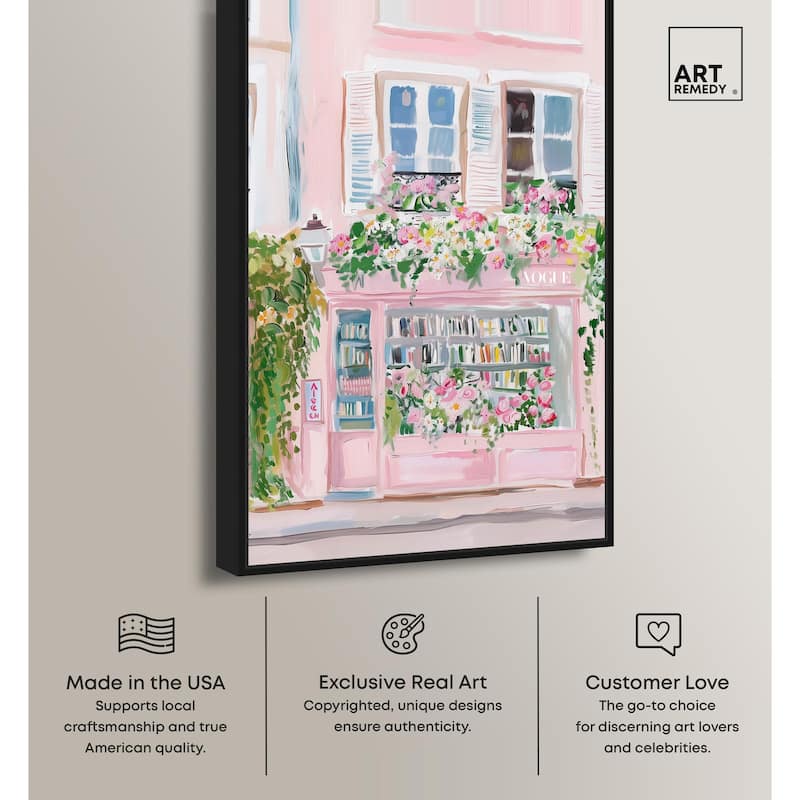 Little Magazine Store Canvas by Art Remedy