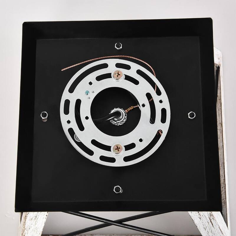 Farmhouse 1-light Geometric Flush Mount