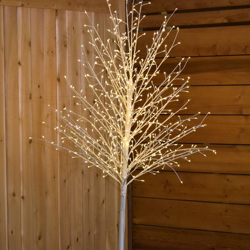 5 FT Micro Dot Outdoor LED White Tree Christmas
