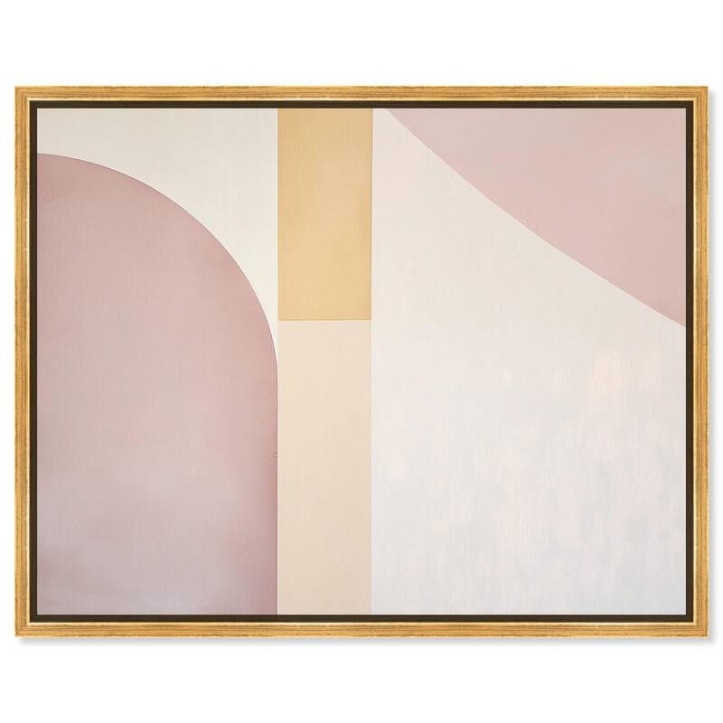 Gentle Color Strength I Canvas by Art Remedy - Gold - 20" x 16"