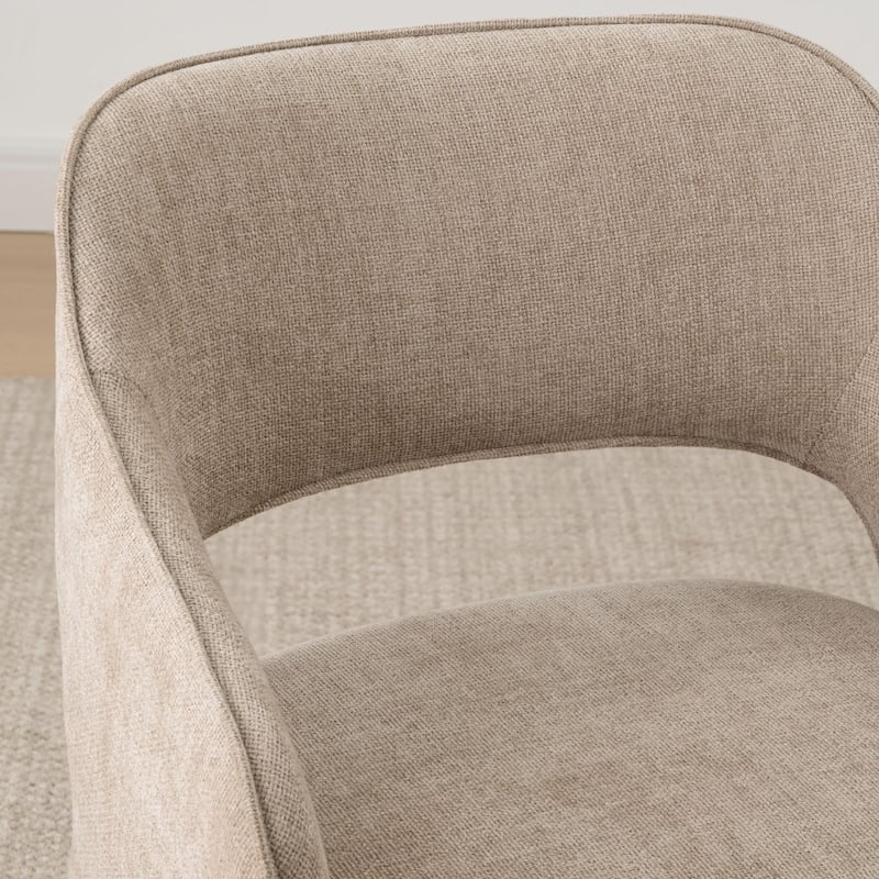 Upholstered Fabric Dining Armchair (Set of 2)