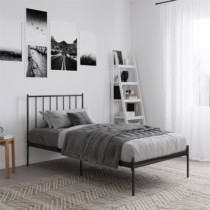 RealRooms Ares Adjustable Height Metal Bed Frame