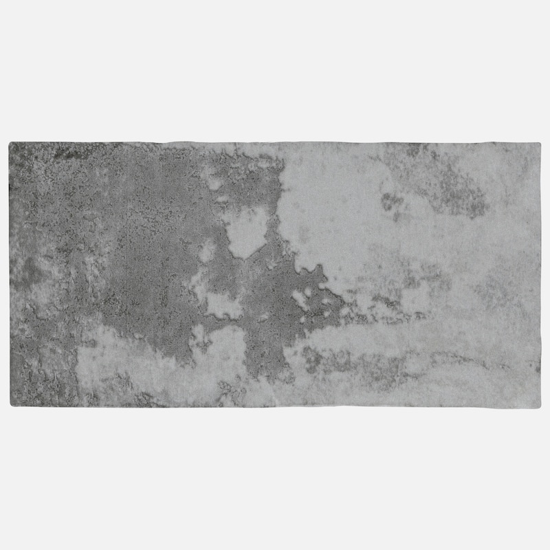 Merola Tile Biarritz Grey 3" x 6" Ceramic Wall Tile