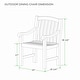 preview thumbnail 9 of 12, Cambridge Casual Leon 5-piece Teak Outdoor Dining Set