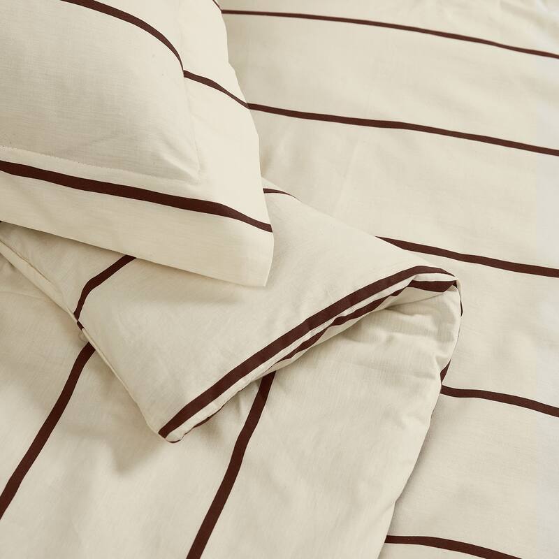 Brooklyn Loom Hayward Stripe 3 Piece Comforter Set
