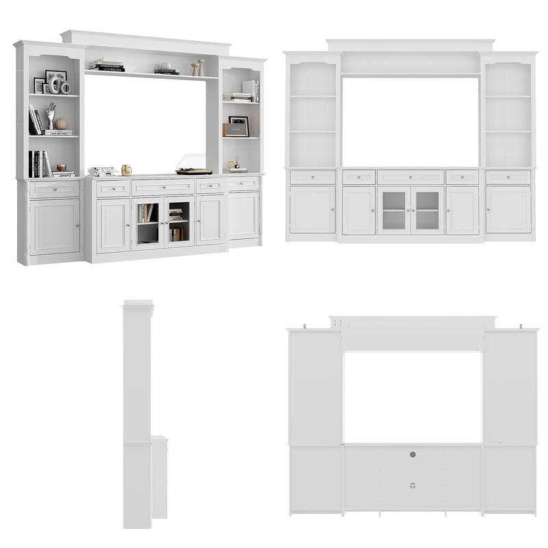 Entertainment Wall Unit /Bridge Multifunctional TV Stand Console Table
