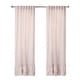 preview thumbnail 21 of 34, Linen Texture Double Ruffle Semi-sheer Curtain Pair(2 panels)