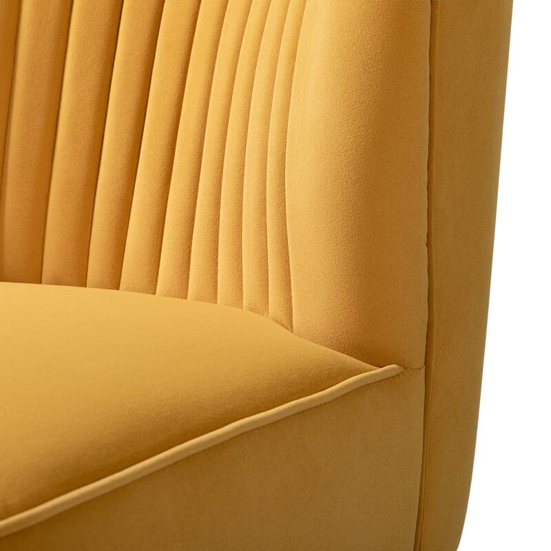 Barto Upholstered Side Chair with Tufted Back Set of 2 by HULALA HOME