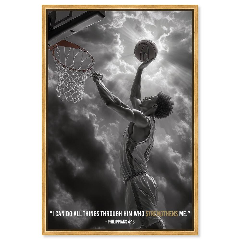 Strengthen Me Canvas by Art Remedy