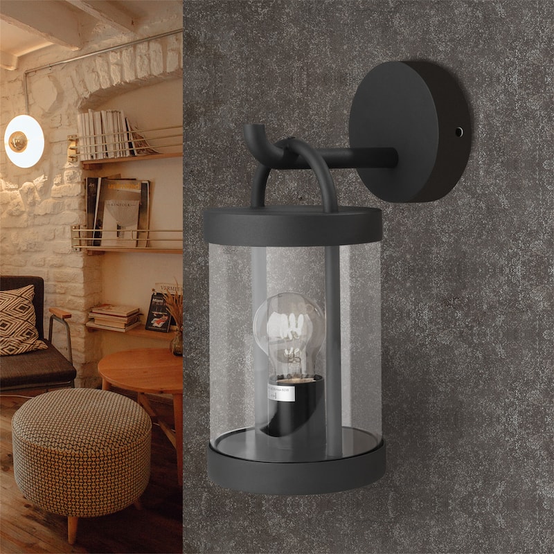 Wall Light Outdoor Lantern E26 Bulb (Not Include)