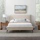 preview thumbnail 1 of 15, New Heights Dillon Upholstered Bed with Metal Legs