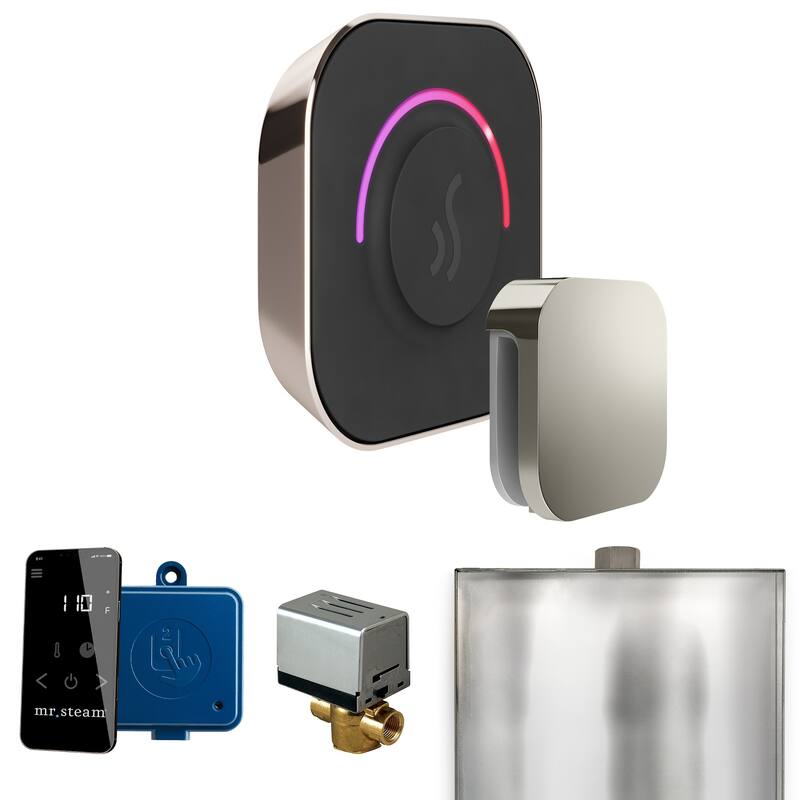 Mr Steam BT Butler Touch Package Steam Shower Control Package with - Polished Nickel