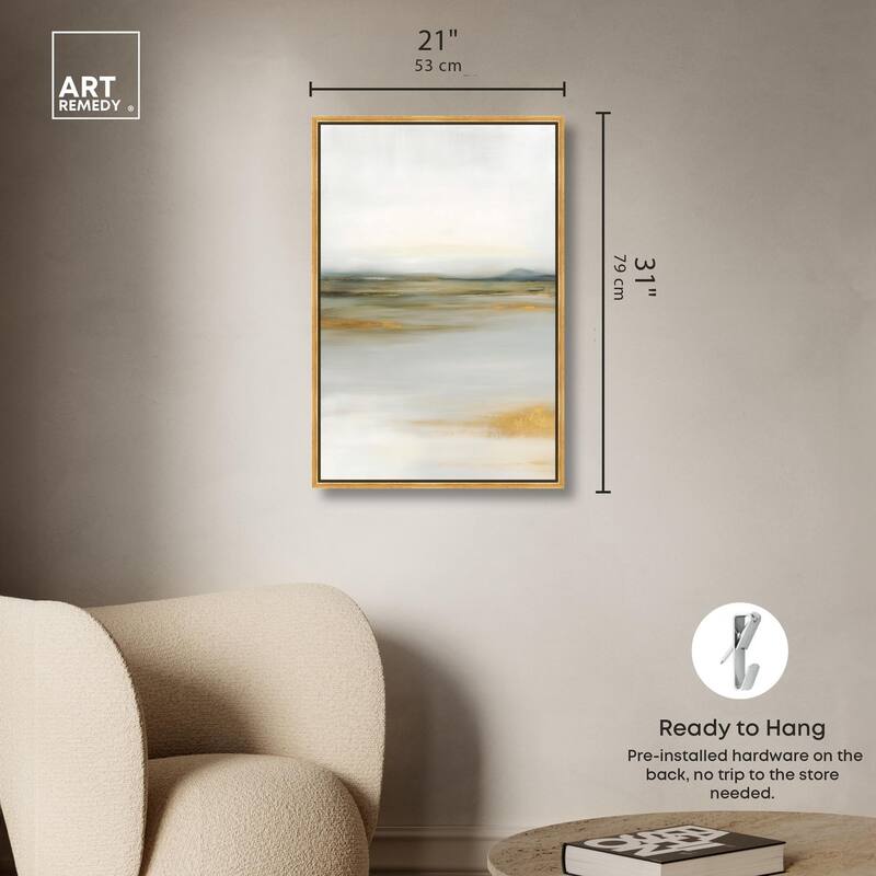 Misty Expanse I Canvas by Art Remedy