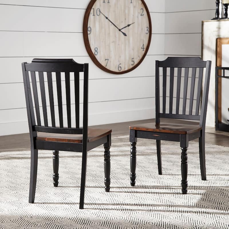 Mackenzie Country Style Two-tone Dining Chairs (Set of 2) by iNSPIRE Q Classic