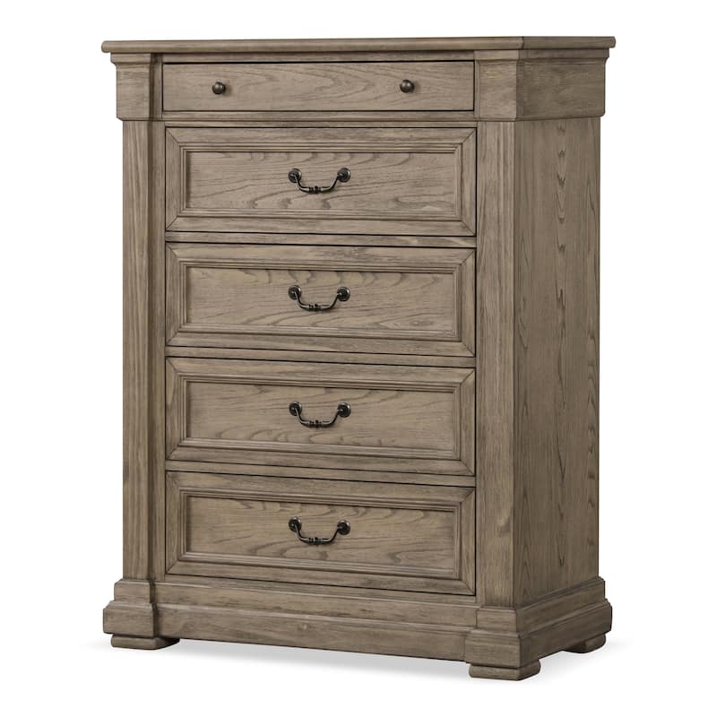 Furniture of America Wacine 3-Piece Weathered Grey Wood Panel Bedroom Set