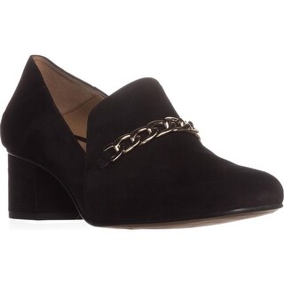 franco sarto dana suede chain loafer