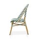 preview thumbnail 31 of 95, Furniture of America Irene French Chevron Wicker Patio Dining Chairs