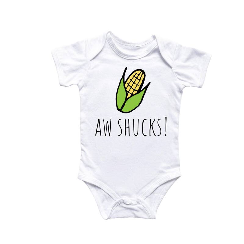 Corn Fruit - Baby Boy Girl Clothes Infant Bodysuit Funny Cute Newborn - Pink - 0-3M