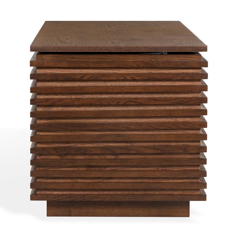 SAFAVIEH Couture Zuzu Wood Storage Bench - 50"W x 18"D x 18"H