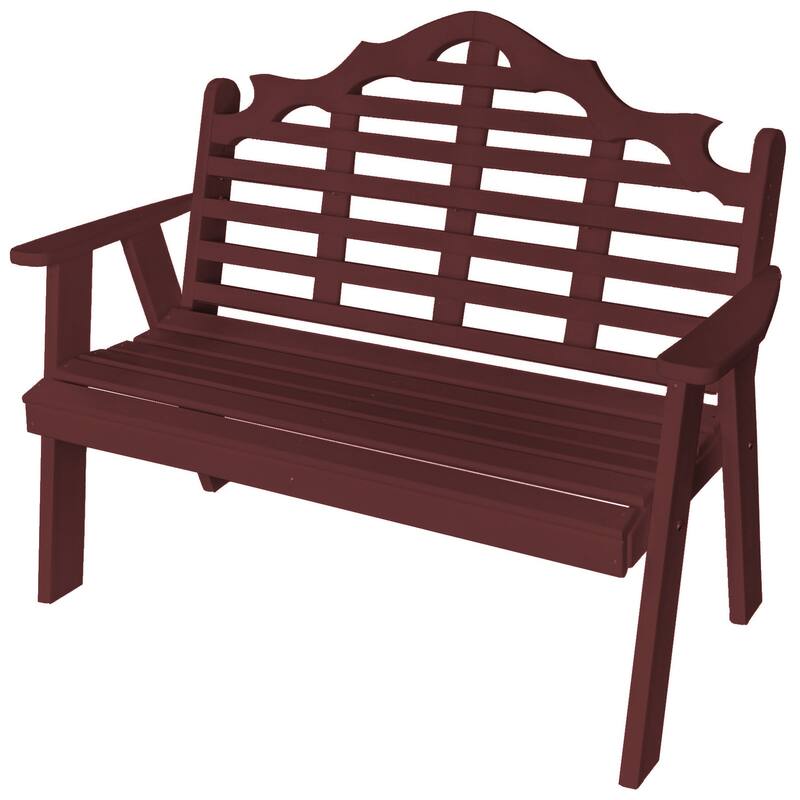 Poly 5' Marlboro Garden Bench - Cherrywood