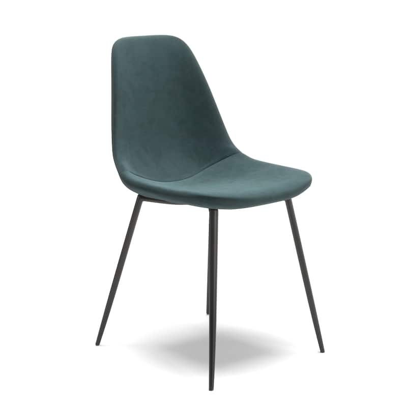 Maxine Velvet Side Chairs (Set of 2) - Ocean Performance