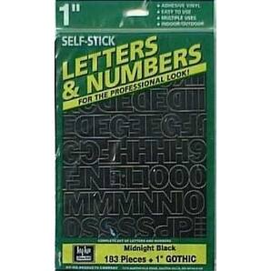 Shop Hy Ko 30033 Vinyl Letters And Numbers Self Adhesive 1 Overstock 20051869