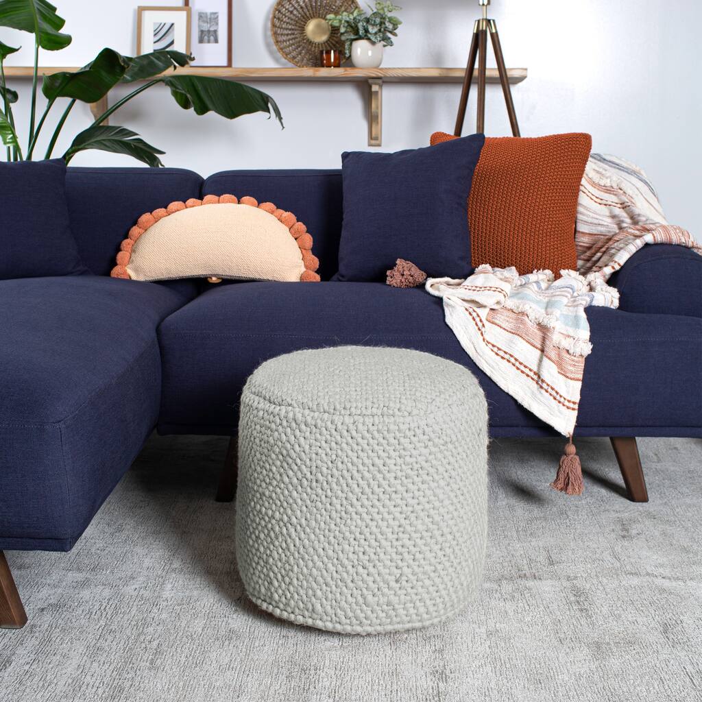 Poly and Bark Lara 16" Pouf