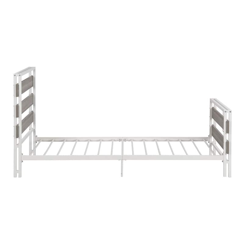 Metal Bed Frames Slat Support Platform Twin Beds