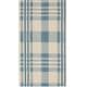 preview thumbnail 175 of 186, SAFAVIEH Courtyard Jolene Plaid Indoor/ Outdoor Waterproof Patio Backyard Rug 2' x 3'7" - Beige/Blue