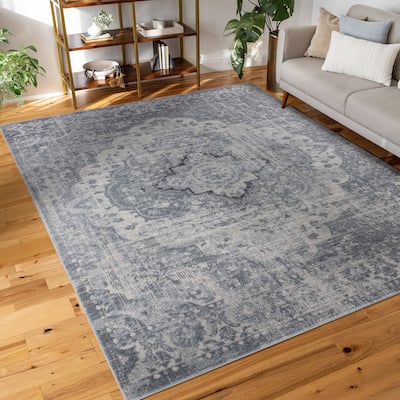 Gematria Bohemian & Eclectic Medallion Indoor Area Rug