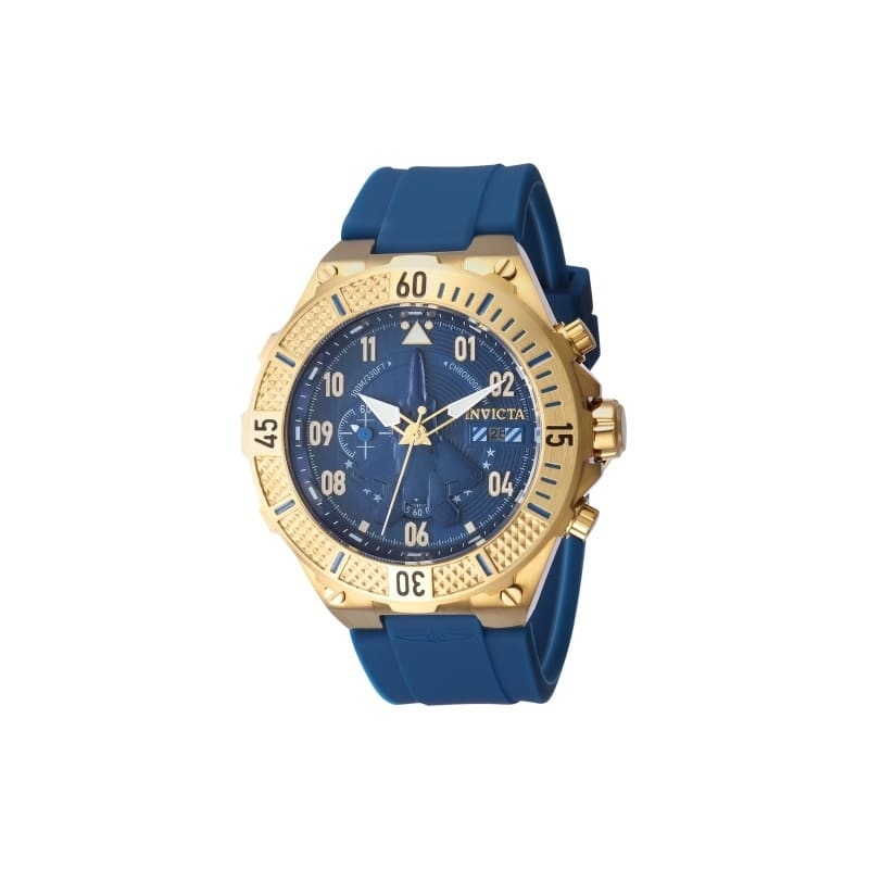 Invicta Men's 39890 Aviator Quartz Multifunction Blue Dial Watch