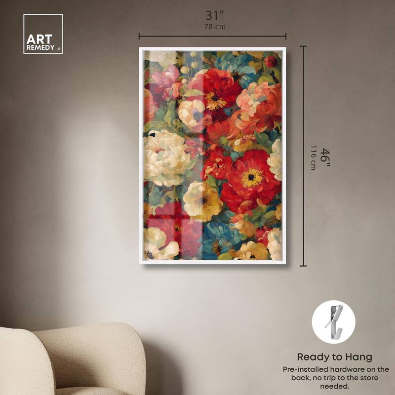 Garden Tapestries II Shadowbox by Art Remedy