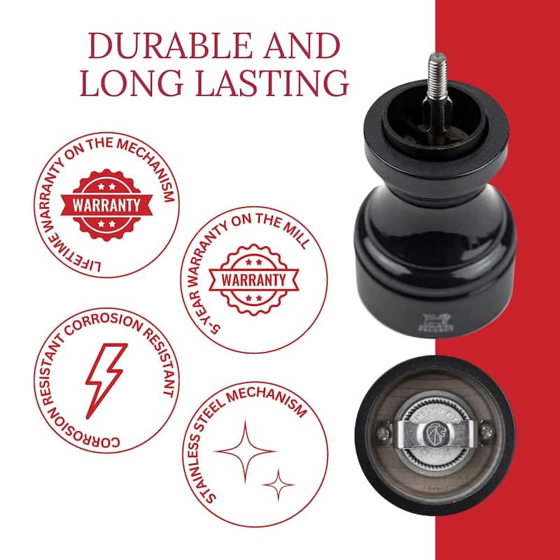 Peugeot Bistro Pepper and Salt Mill Set - 10cm - 4in.