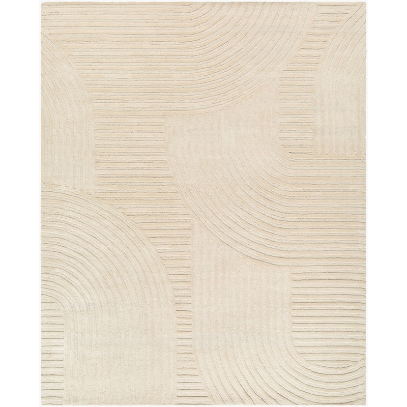 Livabliss Transitional Brook Graphic Area Rug - 8' x 10' - Beige/Cream
