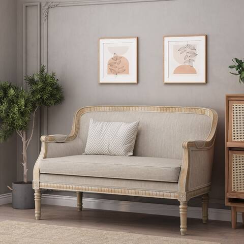 Trask Upholstered Loveseat by Christopher Knight Home