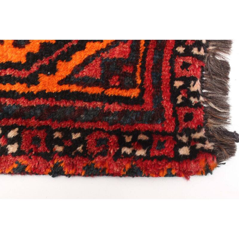 ECARPETGALLERY Hand-knotted Melis Vintage Red Wool Rug - 4'4 x 7'7