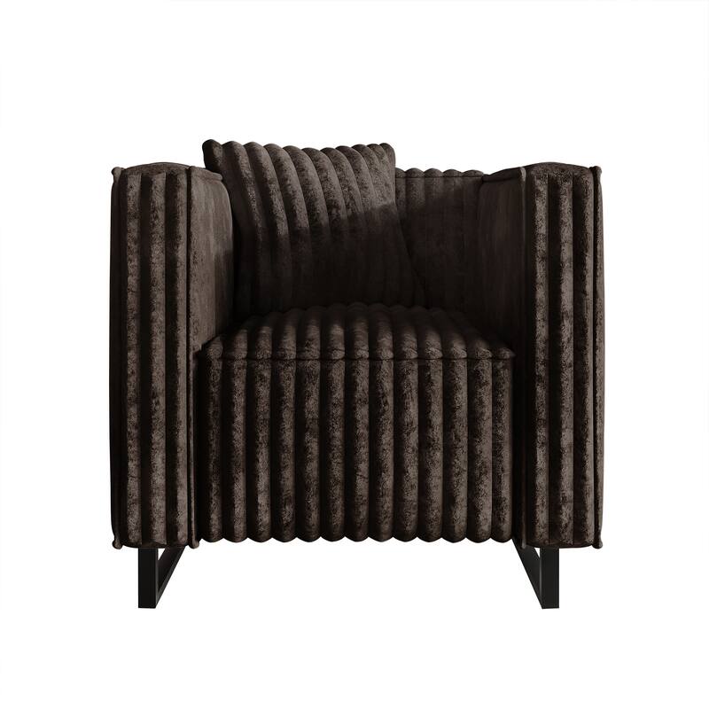 CraftPorch Mid Century Modern 3- Pieces Upholstered Living Room Set