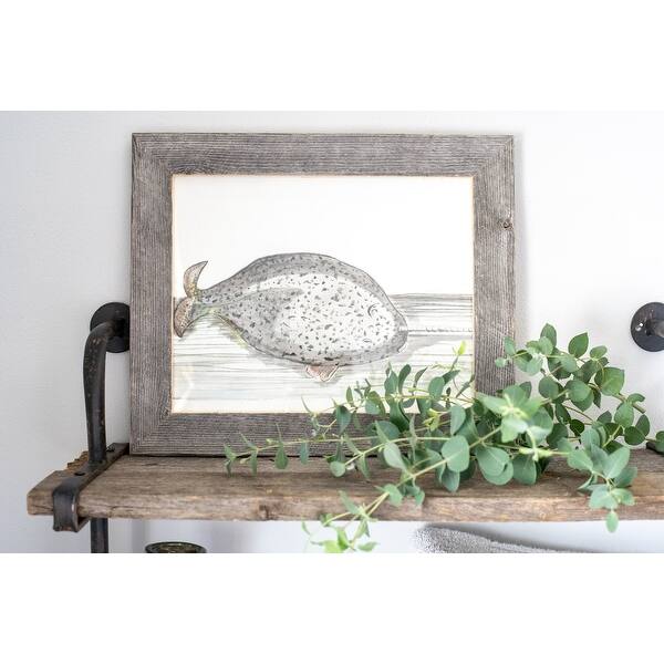 5X7 Natural Weathered Grey Picture Frame With Plexiglass Holder