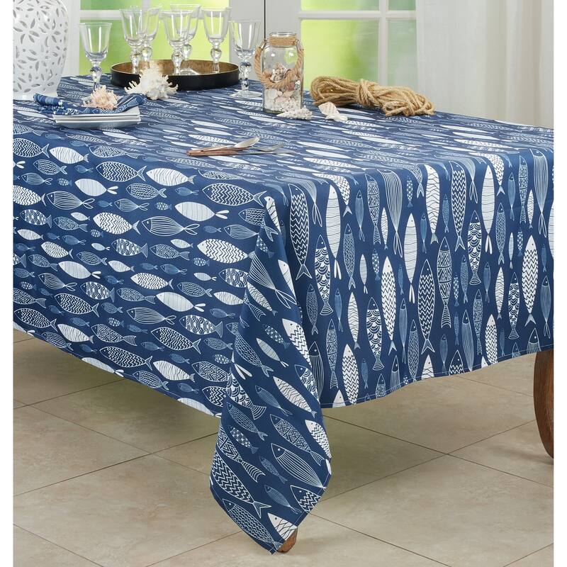 Tablecloth With Fish Design