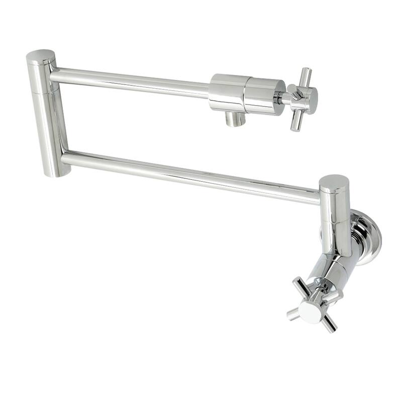 Kingston Brass Concord Wall Mount Pot Filler - Polished Chrome