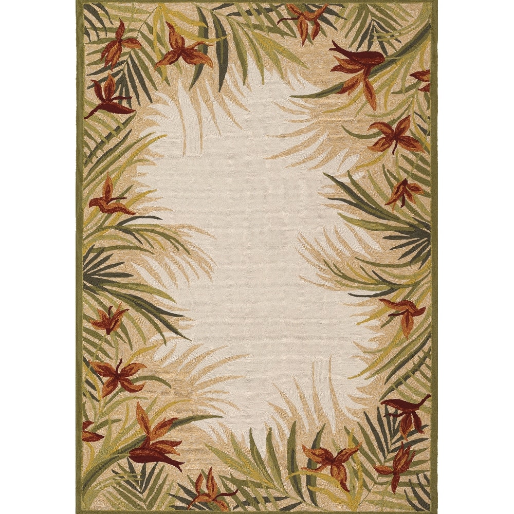 Dream Decor Rugs Miami Gardens Beige Handmade Indoor Outdoor Area Rug