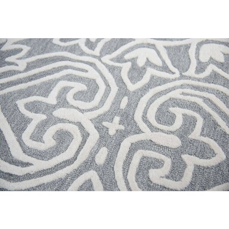 Alora Decor Lavine Hand-tufted Medallion Wool Rug