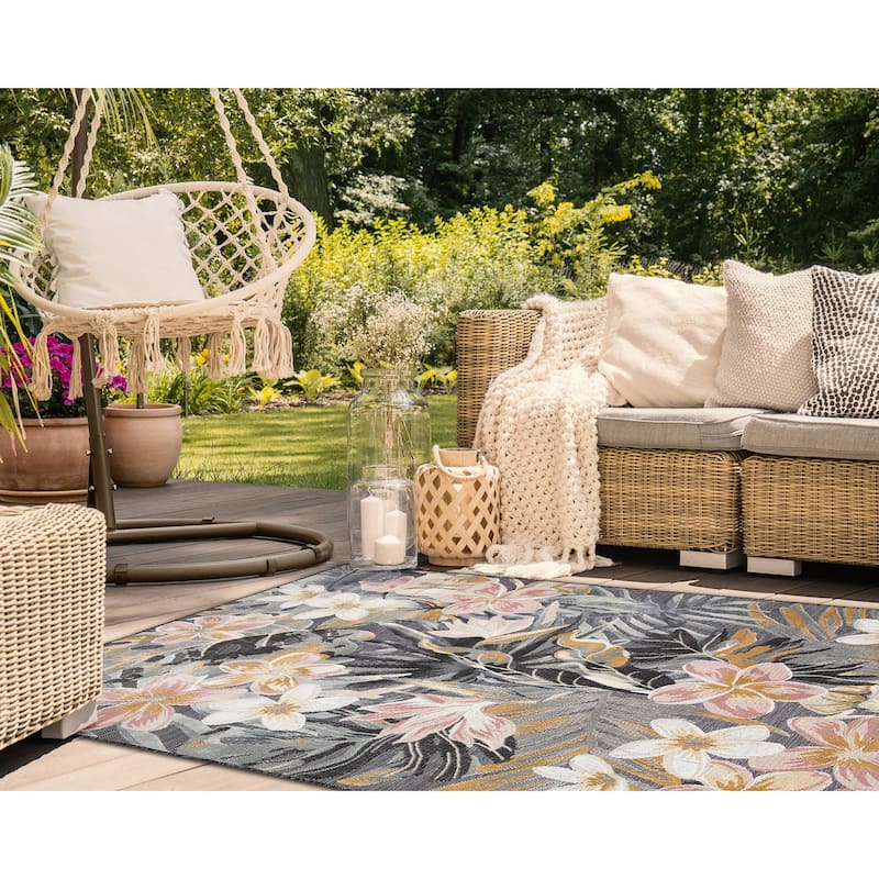 Liora Manne Canyon Paradise Tropical Indoor/ Outdoor Area Rug