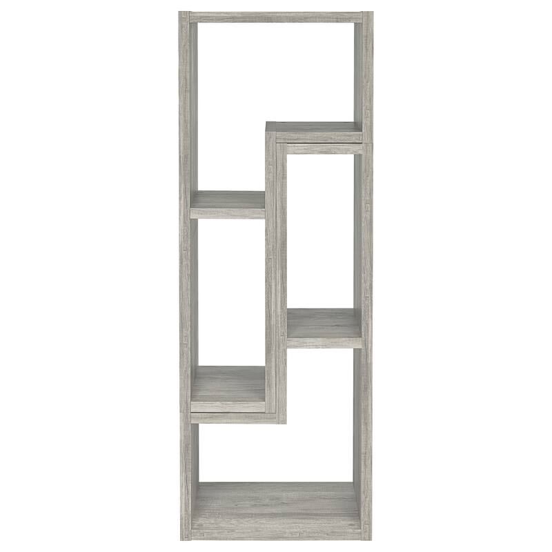 Velma Multipurpose TV Stand and Bookshelf Cappuccino - 47.25" x 15.25" x 22.00"