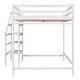 preview thumbnail 17 of 16, Full Loft Bed with Storage Staircase & Hanger