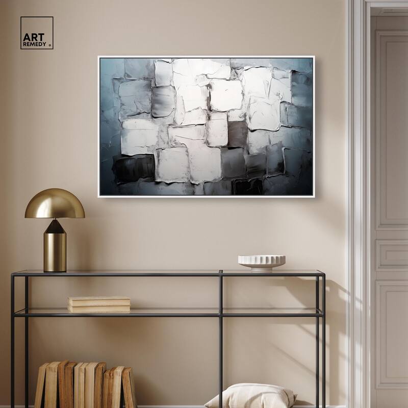 Urban Grid Canvas by Art Remedy